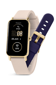 Reflex Active Series 53 Smart Calling Watch Nude with Black Strap Set